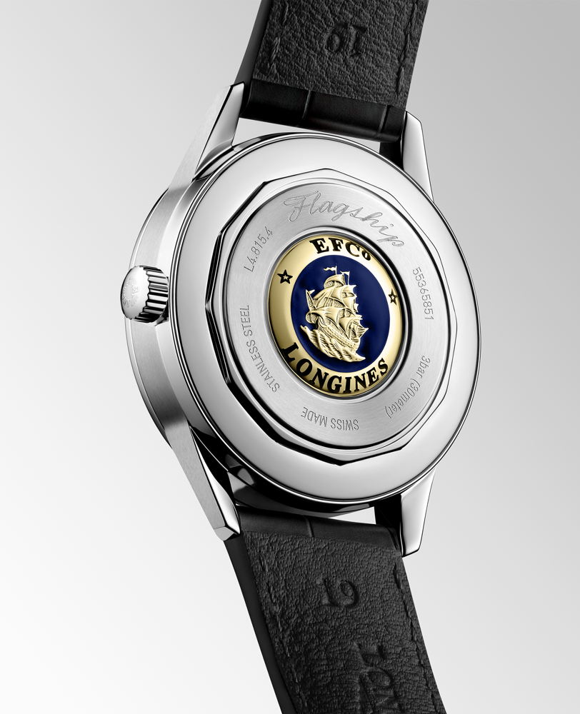 LONGINES_FLAGSHIP HERITAGE_2024_L4.815.4.02.2_BACK_EUR3450 LONGINES_FLAGSHIP HERITAGE_2024_L4.815.4.02.2_BACK_EUR3450