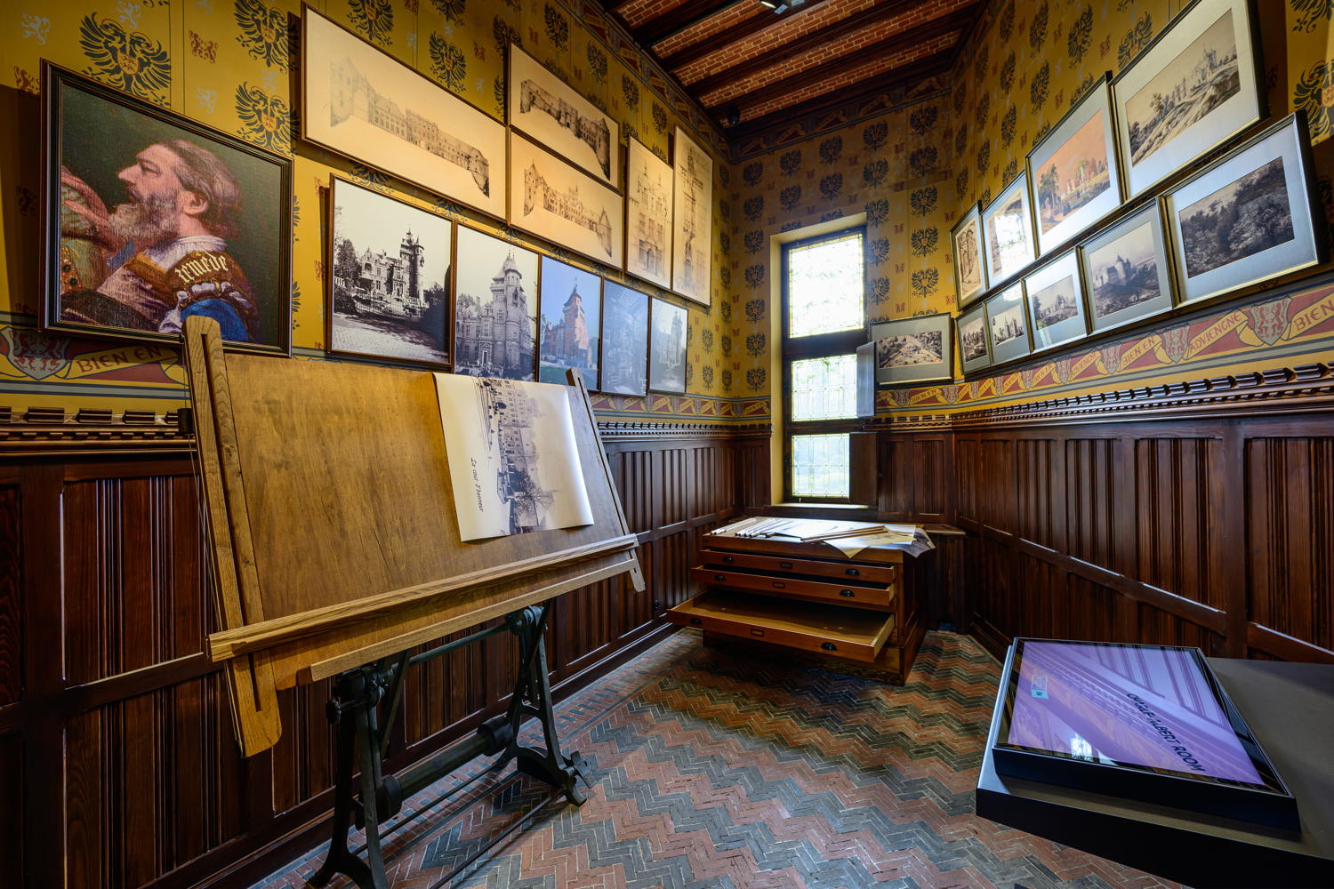 Charle-Albertkamer, Kasteel van Gaasbeek, foto Jo Exelmans