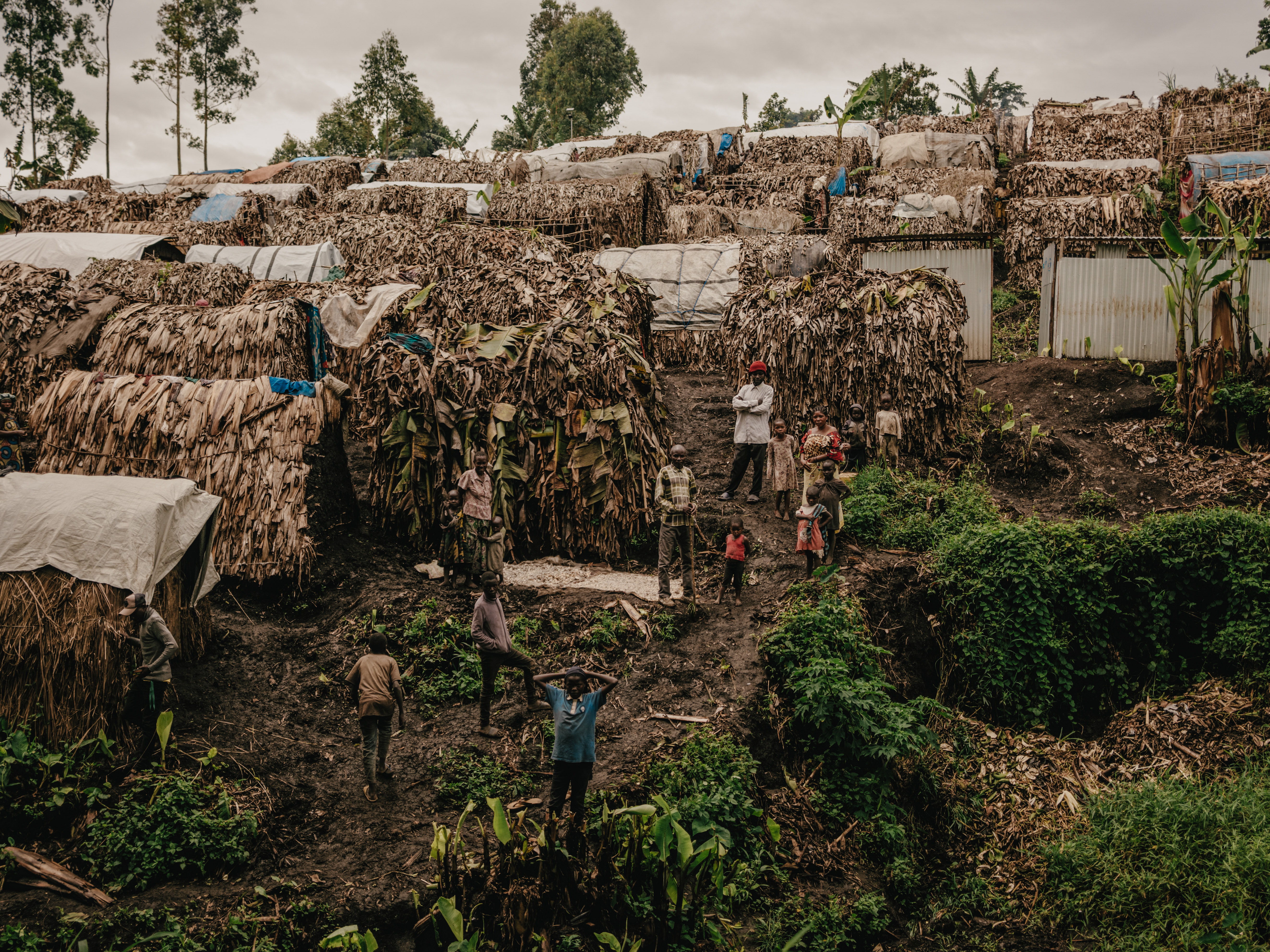 Campo de desplazados de Bugeri, Kivu Sur, este de República Democrática del Congo. ​
© Hugh Cunningham