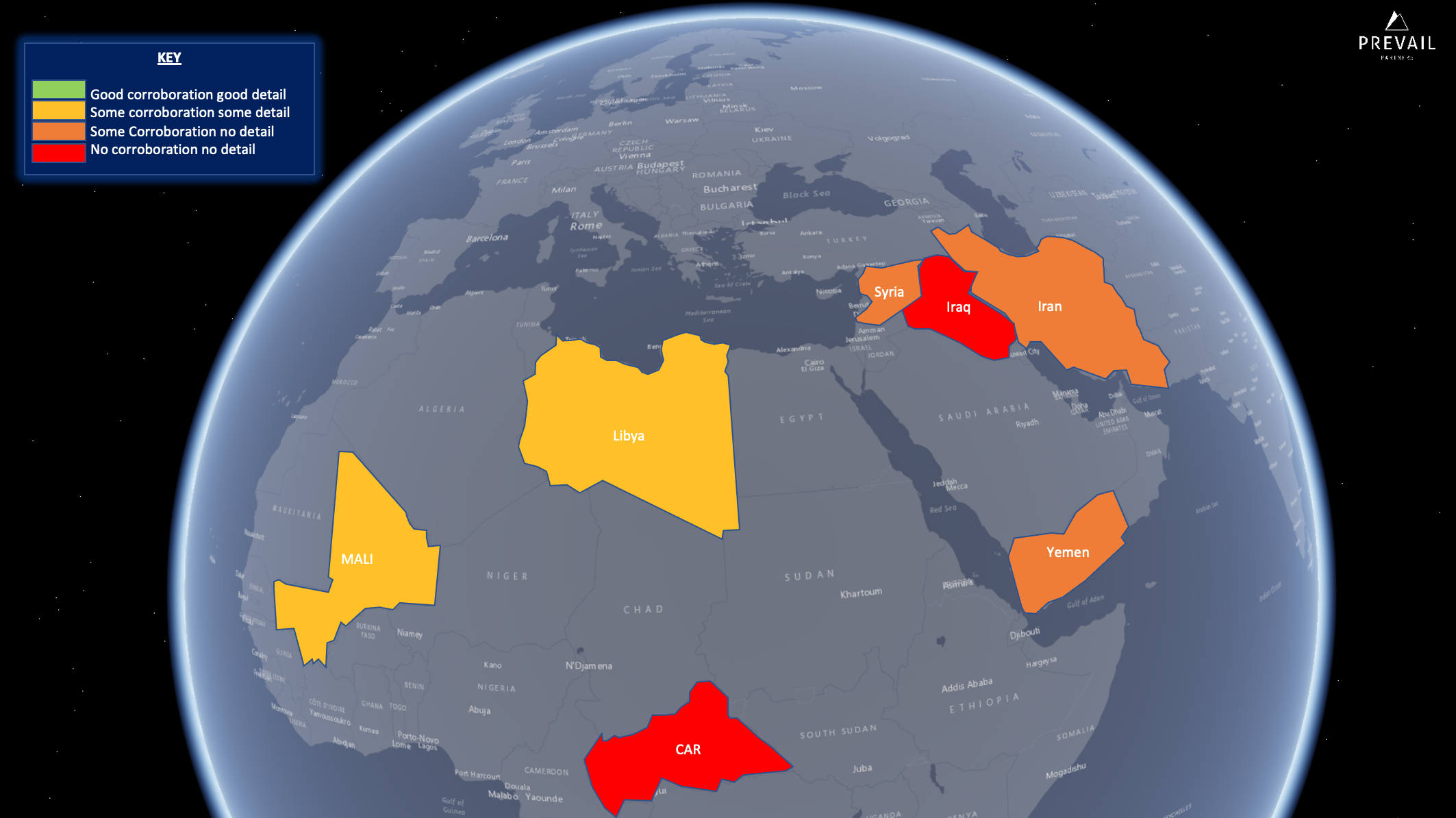 Some travel from overseas to Ukraine has been identified by Prevail and corroborated the wider OS reporting. 