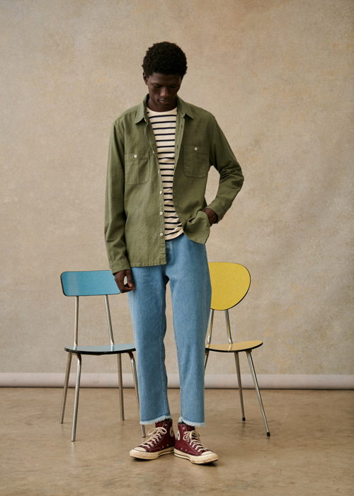 Octobre Editions - Chemise Claggan Kaki - 110€