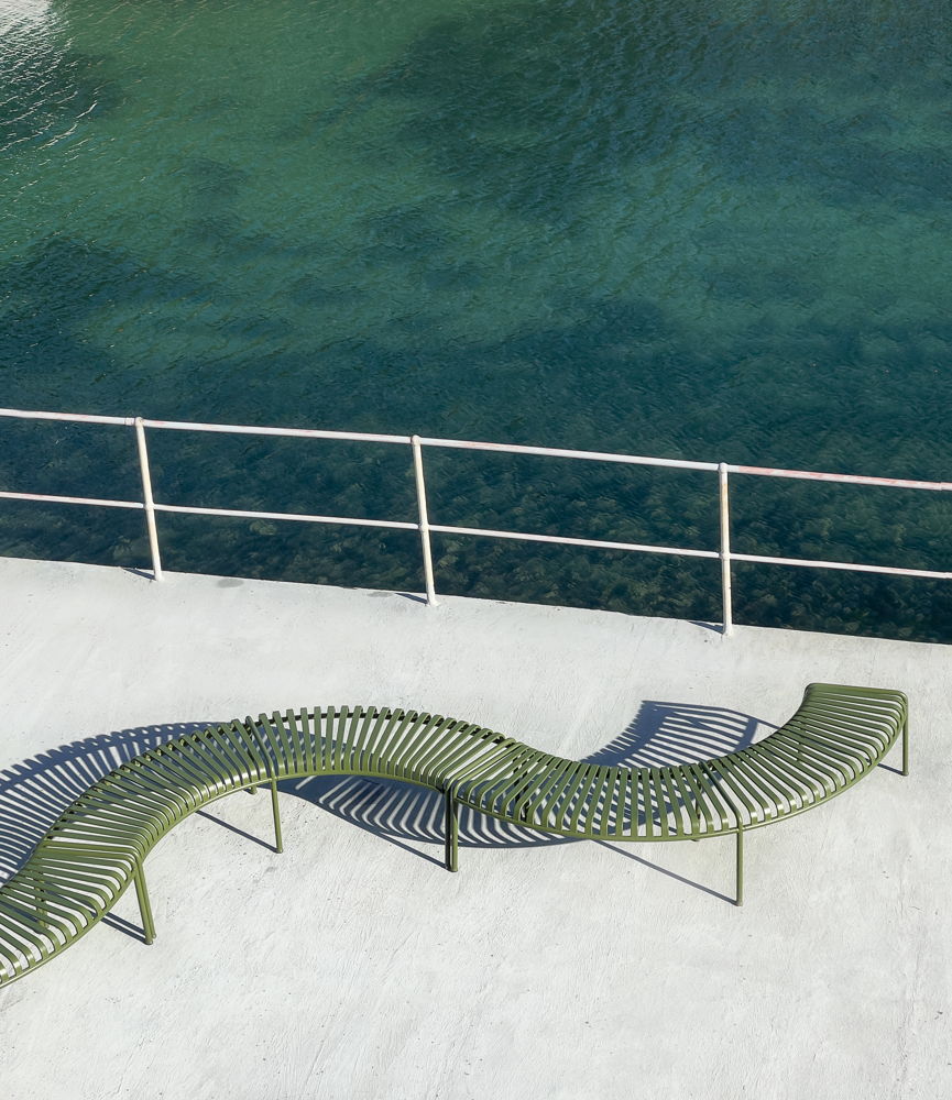 Palissade Park Bench designed by Ronan and Erwan Bouroullec for Hay