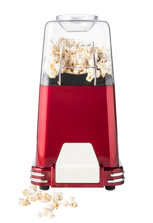 RETRO FUN Machine à pop-corn rouge, ABS, H 18 x Larg. 16,5 x P 15,5 cm, 27.95€
