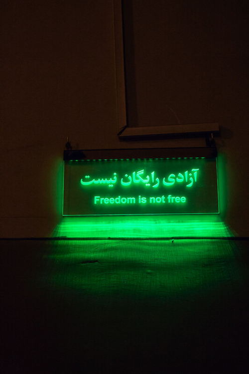 Freedom is Not Free © Mashid Mohadjerin 