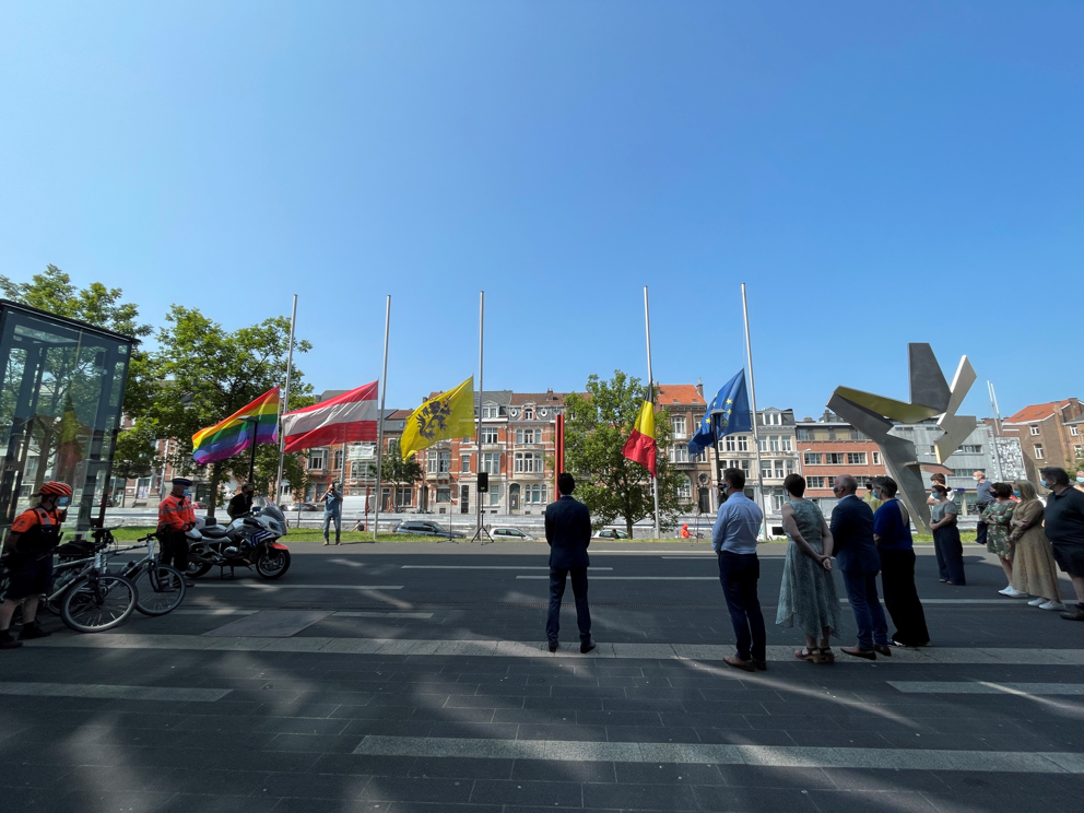Leuven hield minuut stilte op Dag van Nationale Rouw