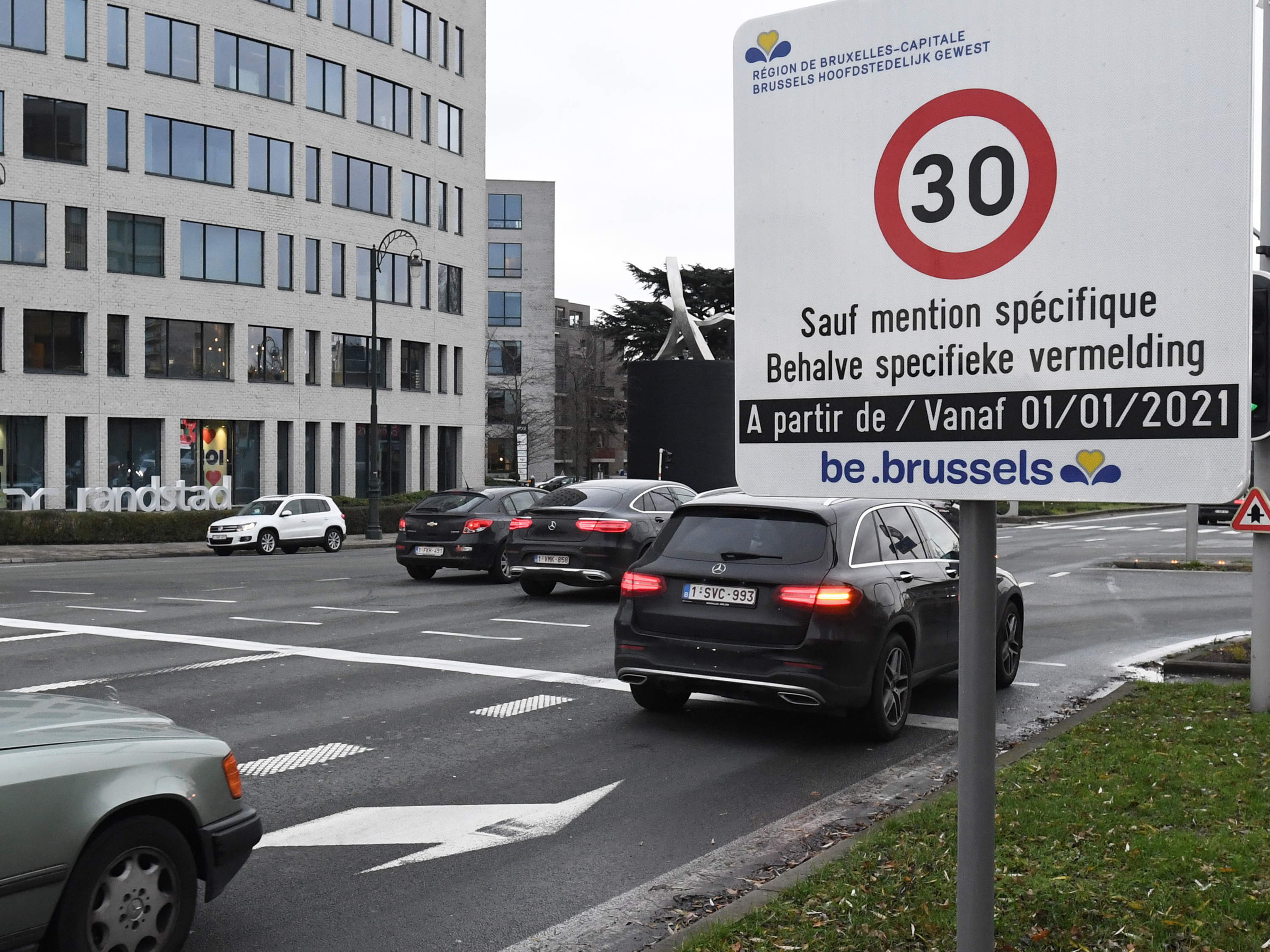 01.01.2021 : Bruxelles devient Ville 30 - C'est ce vendredi !