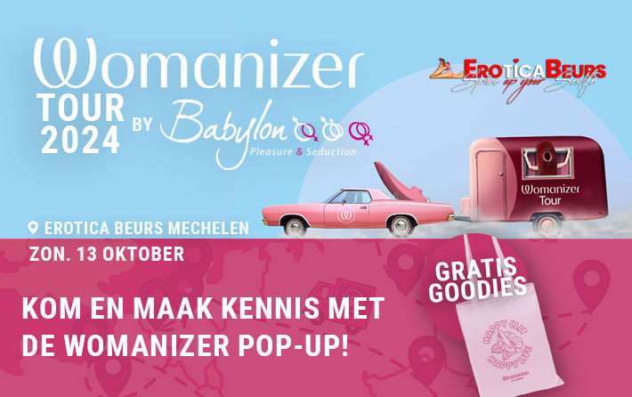 Persbericht: Happy orgasm hour bij Babylon Loveshop: 10 jaar Womanizer, 10 jaar seksueel genot 