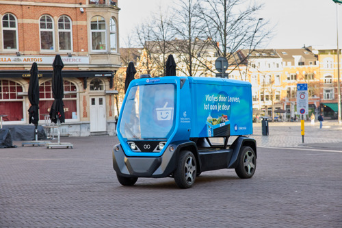 Collect&Go and Telenet Business launch innovative home delivery with unmanned electric vehicle in Leuven