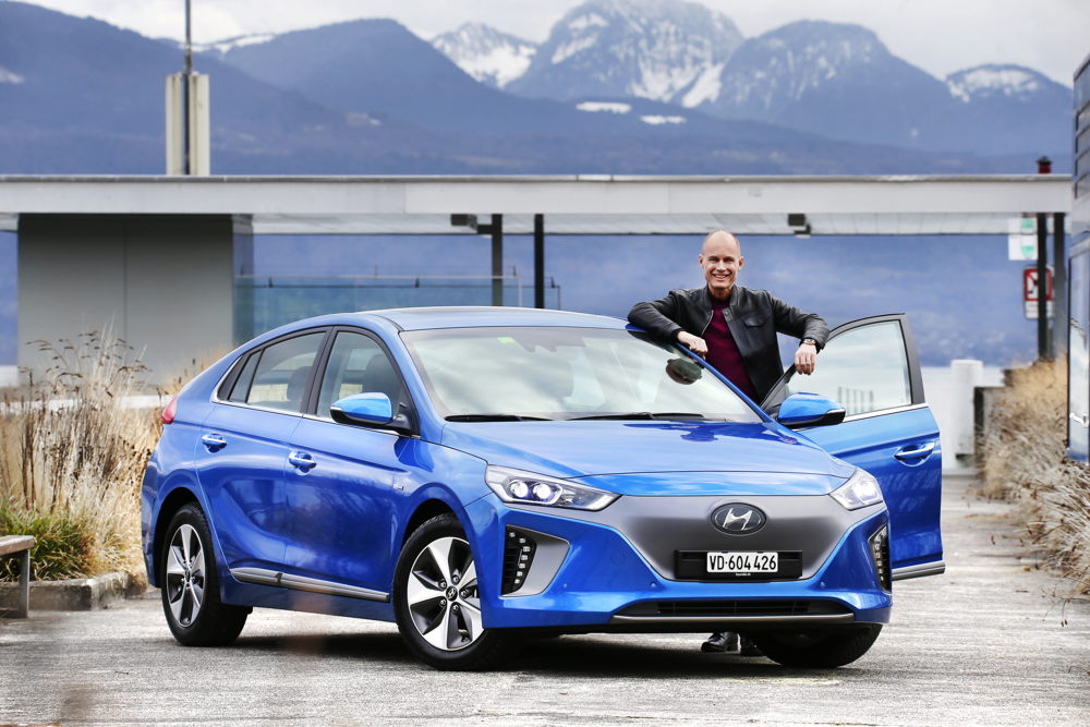 Bertrand Piccard & IONIQ Electric
