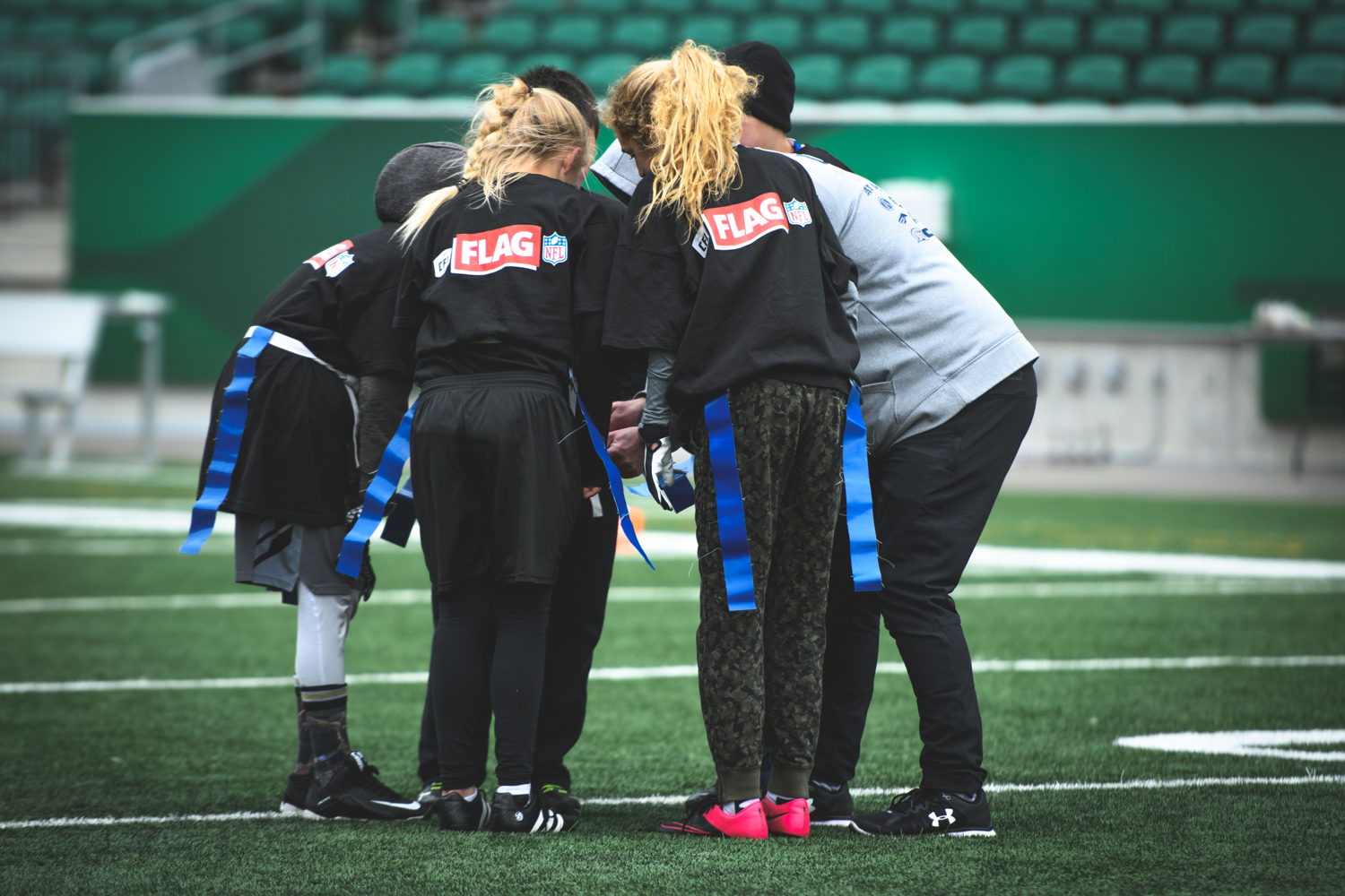 The NFL CFL Flag tournament in Montreal. Photo credit: Dominick Gravel/CFL