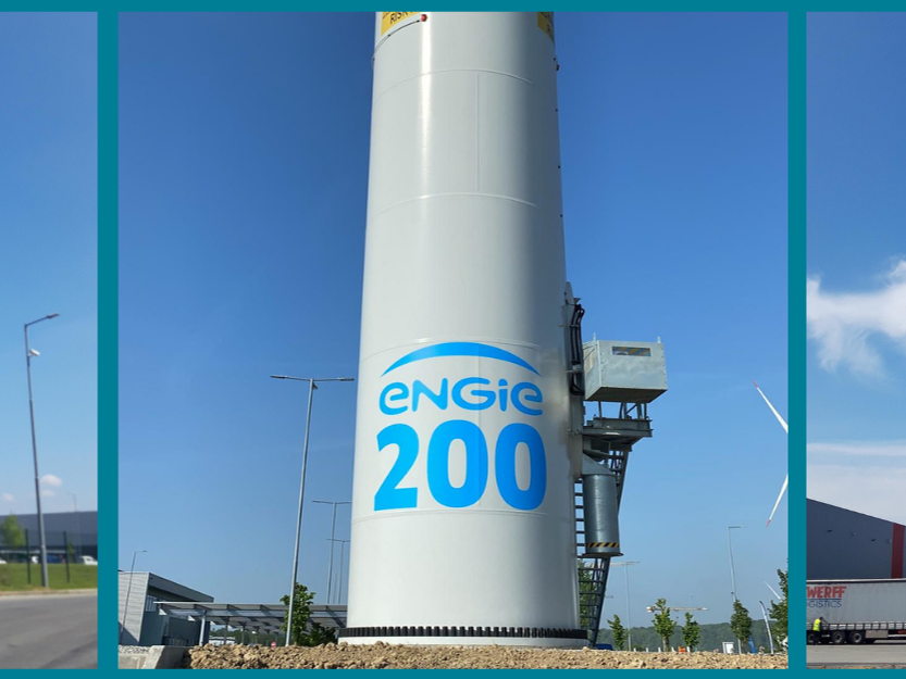 ENGIE inaugure sa 200ème éolienne sur le site de Unilin Insulation à Seneffe