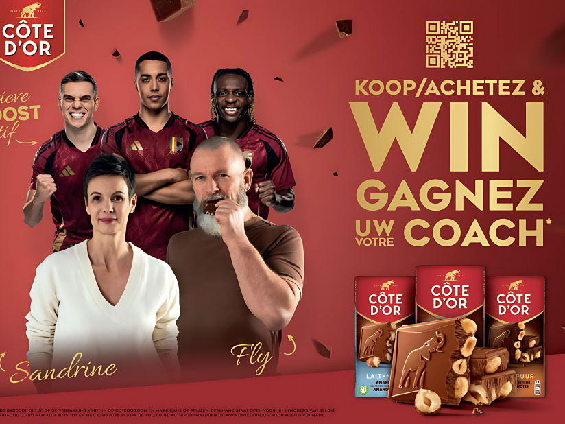 Côte d’Or motiveert Belgen met unieke coaching sessie door Fly en sportieve boost door Rode Duivels