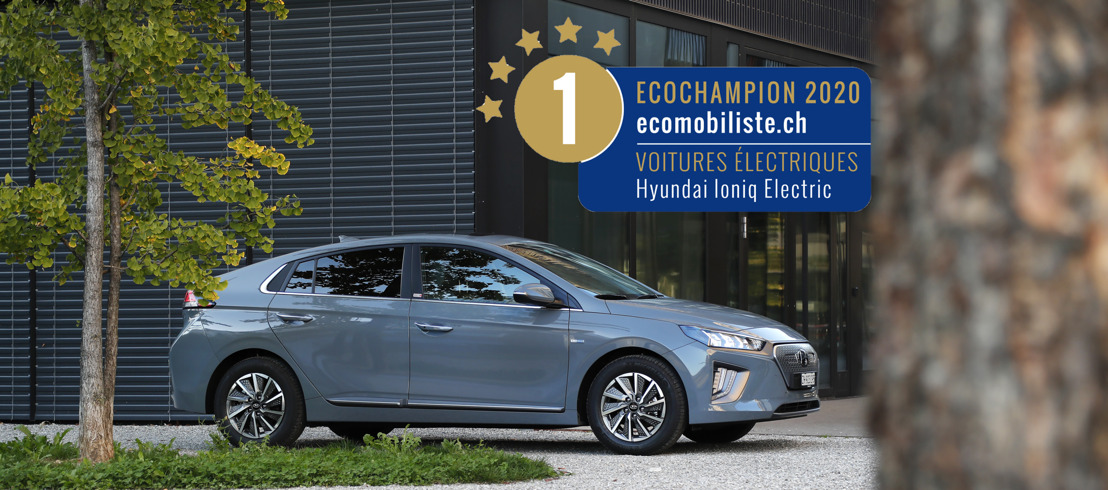 La New Hyundai IONIQ electric reconnue meilleure voiture électrique