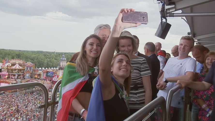 Filip en Mathilde op Tomorrowland - (c) VRT