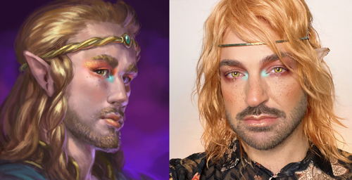 M·A·C Global Senior Artist Angelo Rauseo's Look with Elf Avatar