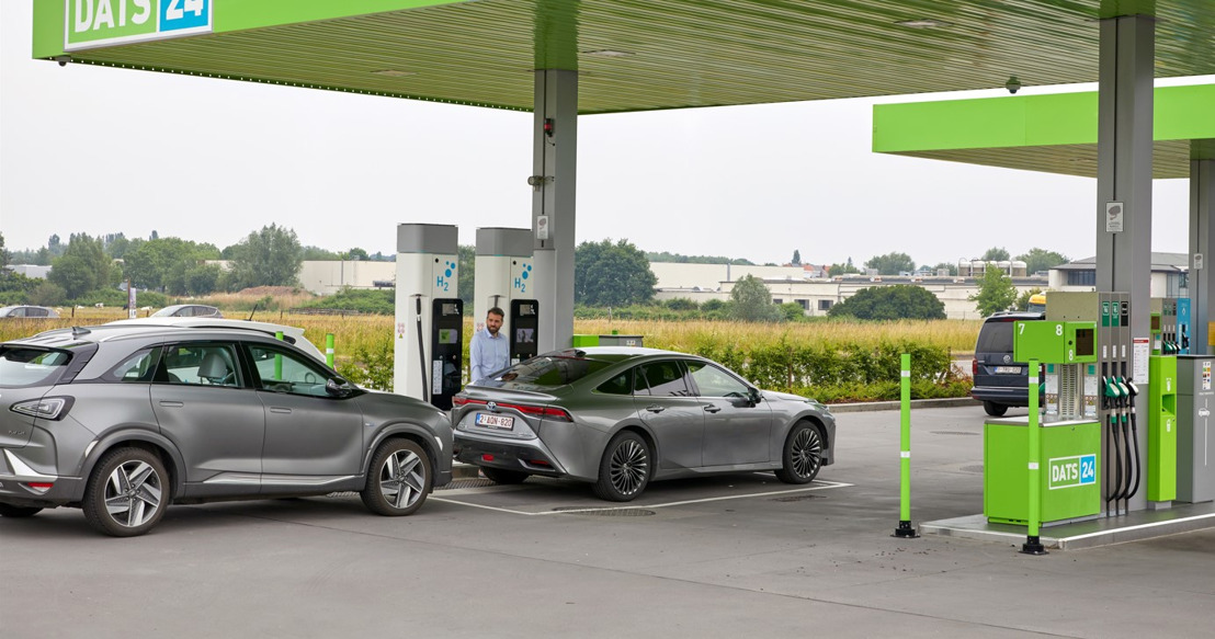 DATS 24 opens a public hydrogen filling station in Wilrijk along the A12 motorway