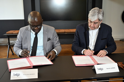 Belga a signé un accord de coopération avec l'agence ACP, l'agence congolaise de presse