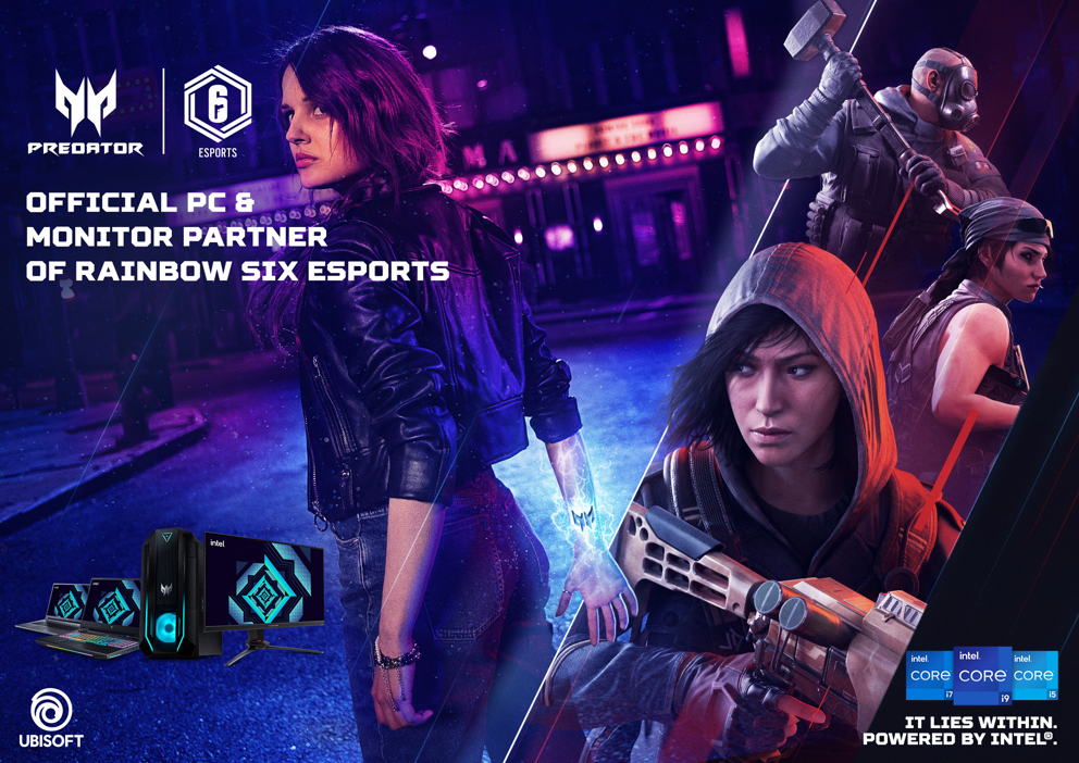 Ubisoft and Acer Renew Their Partnership for Tom Clancy's Rainbow Six Esports Global Circuit