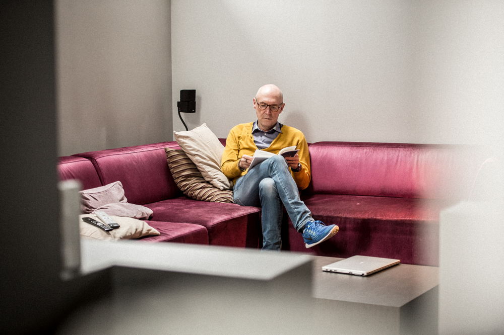 Leesambassadeur Michel Wuyts - (c) VRT Joost Joossen