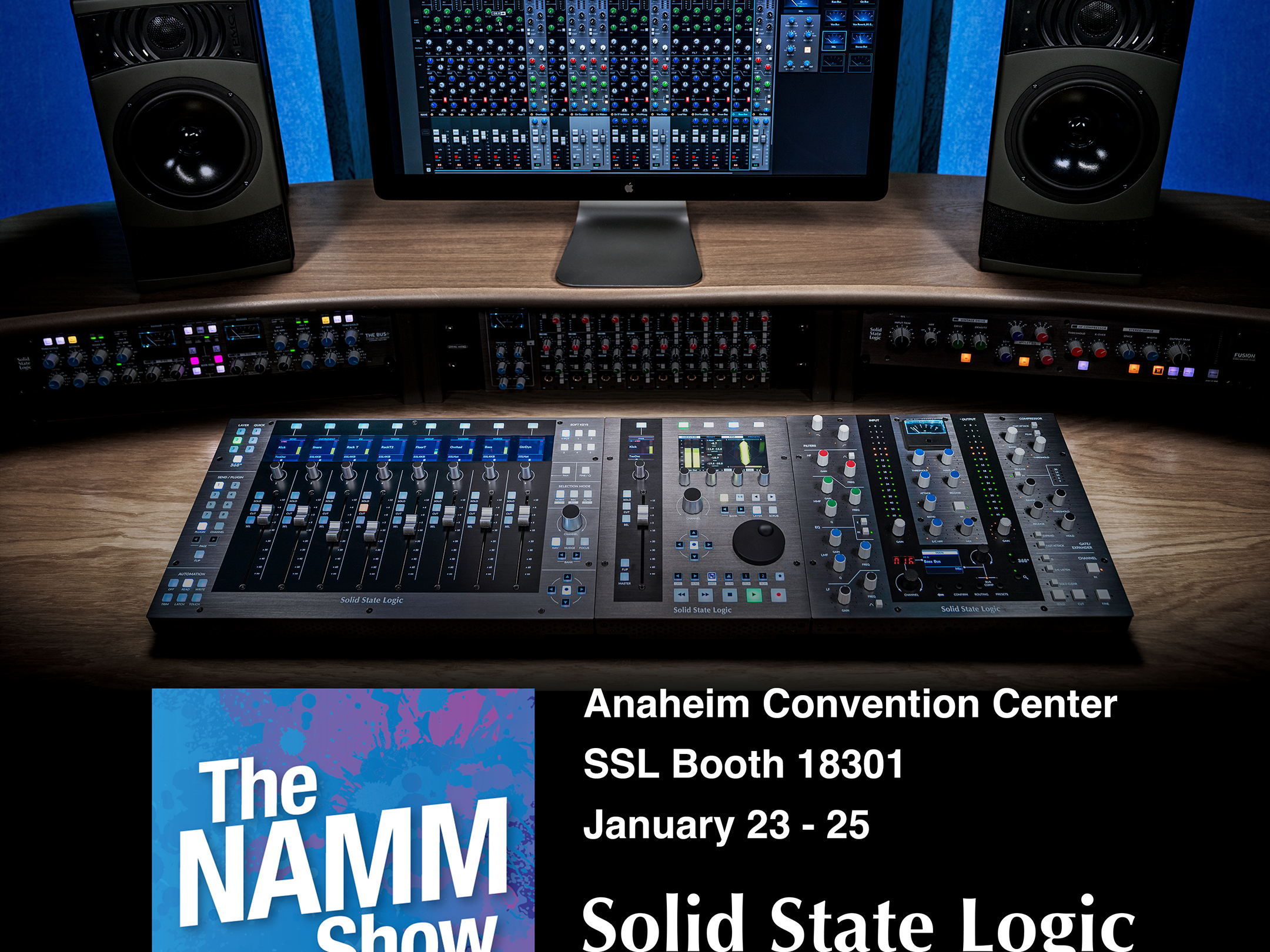 The 2025 NAMM Show: Solid State Logic to Unveil 'New Studio Centrepiece’ in Its Range of Audio Creation Products