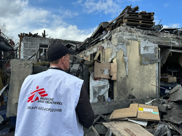 Ucrania: MSF condena el ataque con misiles que ha destruido su oficina en la región de Donetsk 