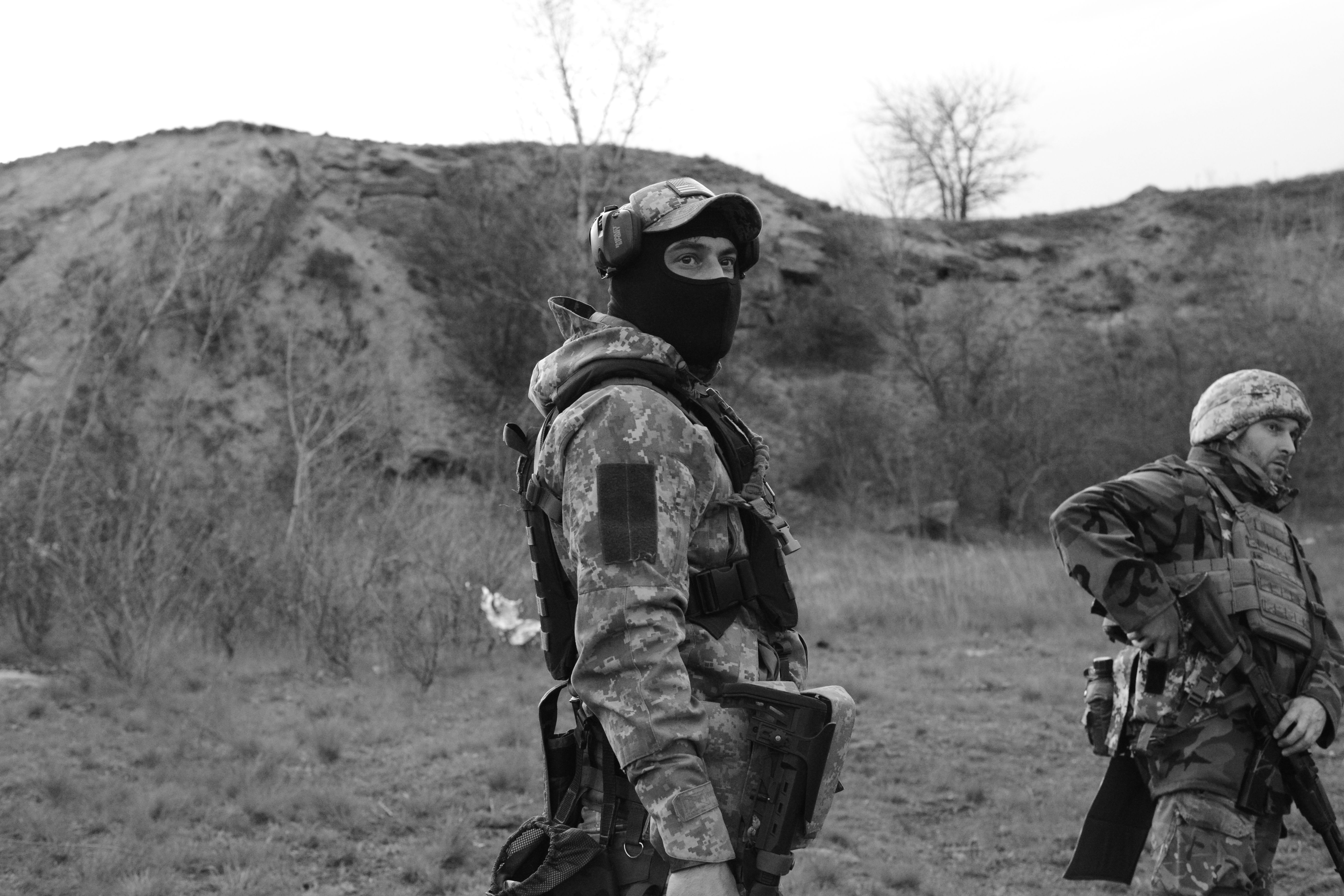 UAF soldiers carry out training ahead of operations