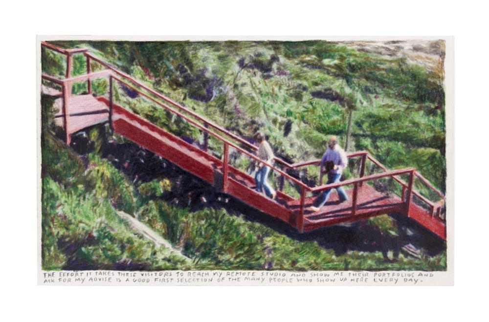 RINUS VAN DE VELDE, The effort it takes..., 2019. colored pencil on paper, artist frame, 13 x 22 cm RINUS VAN DE VELDE, The effort it takes..., 2019. colored pencil on paper, artist frame, 13 x 22 cm