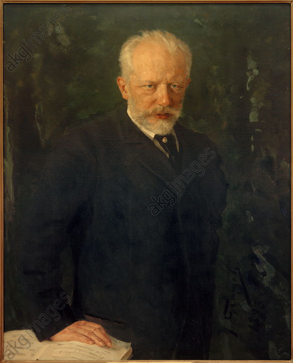 AKG4711025 - Tchaikovsky / Painting by Kusnezov / 1893