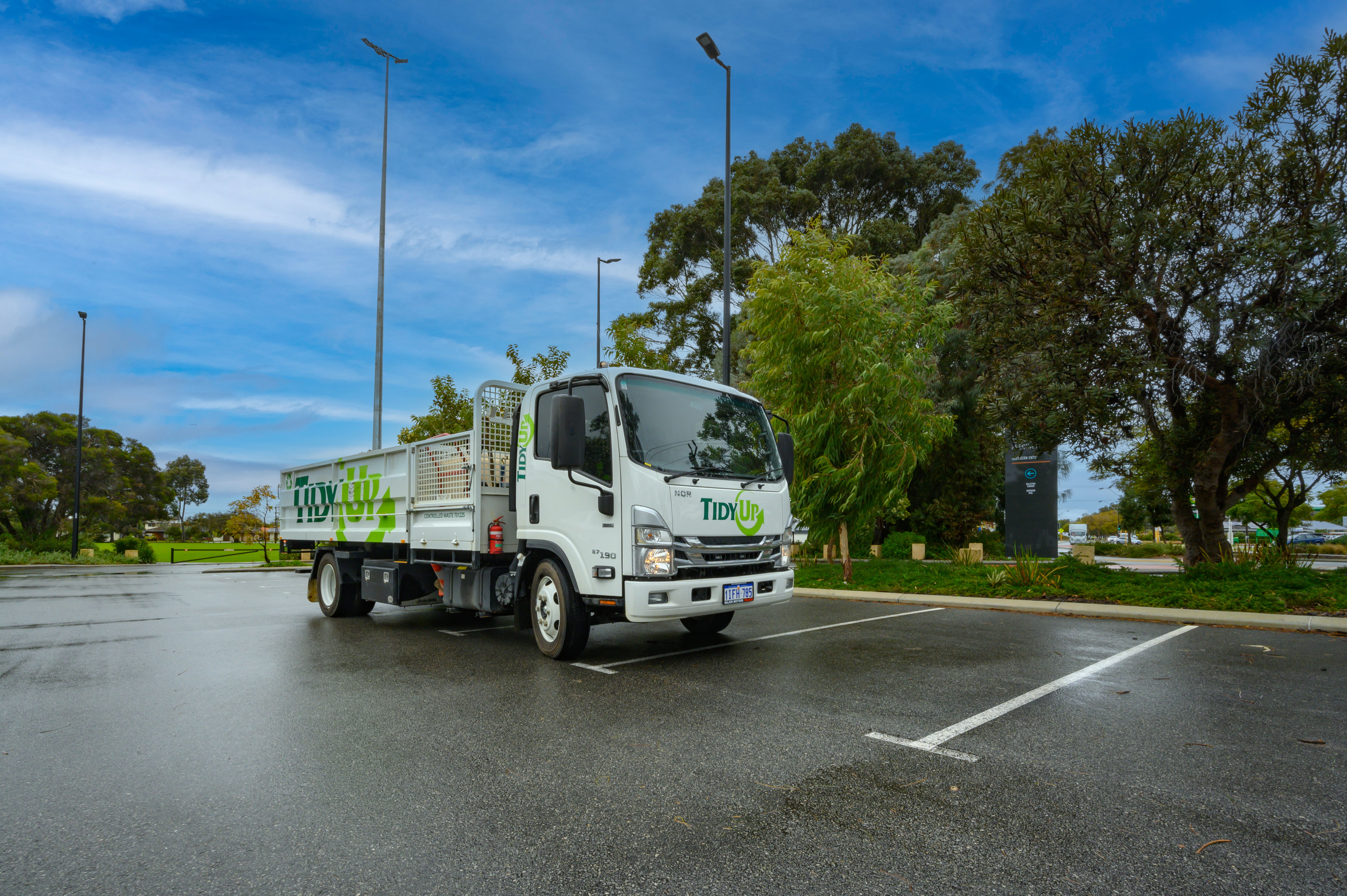 The NQR 87-190 is the newest edition to Tidy Up's Isuzu fleet