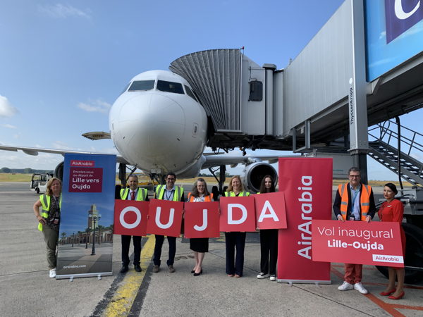 Air Arabia lanceert op 21 juni een verbinding tussen Lille en Oujda (Marokko) 