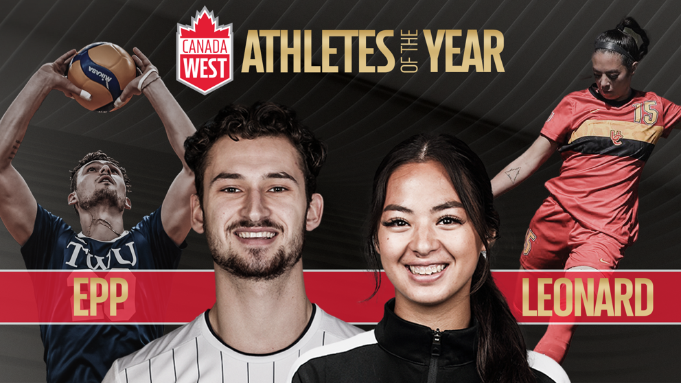 Leonard, Epp named Canada West Athletes of the Year