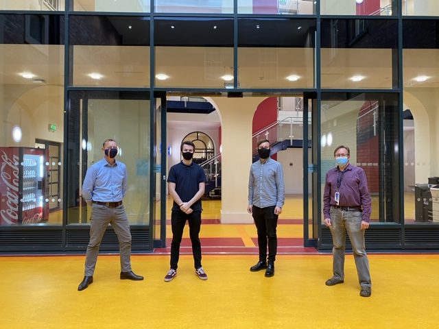 Left to right: Tim Sherratt (Sennheiser), Will Stringer (Winner), Henrik Oppermann (Sonosphere), Jon Thornton (LIPA) Left to right: Tim Sherratt (Sennheiser), Will Stringer (Winner), Henrik Oppermann (Sonosphere), Jon Thornton (LIPA)
