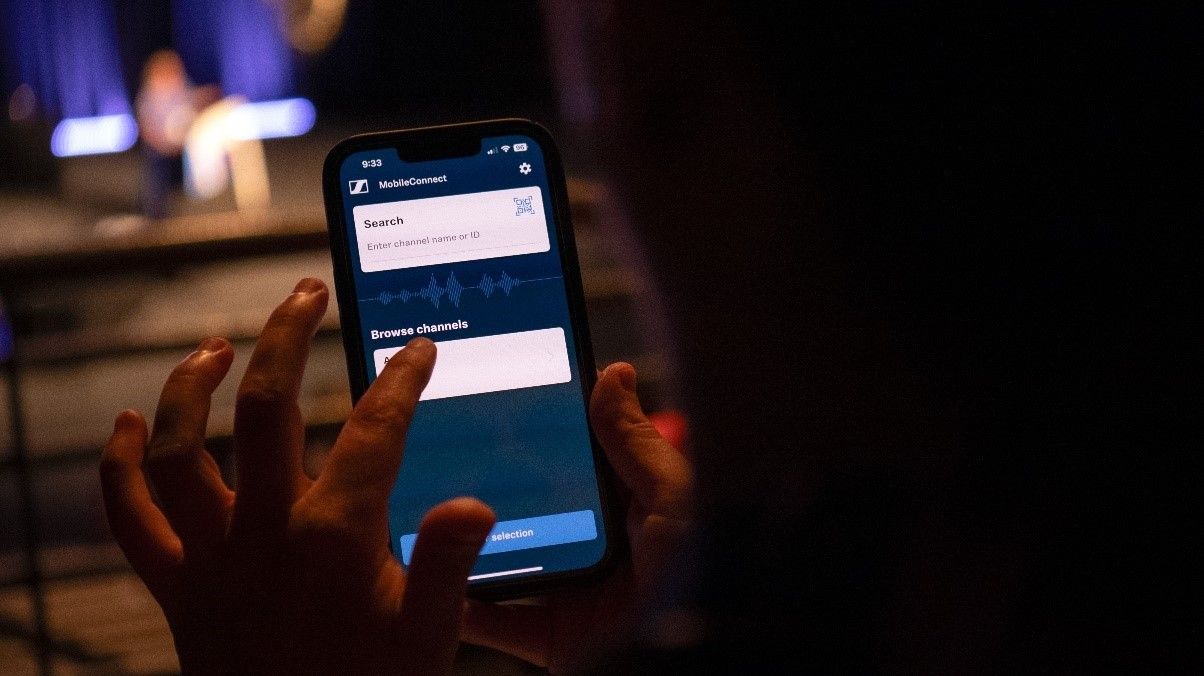 De MobileConnect-gebruikersinterface