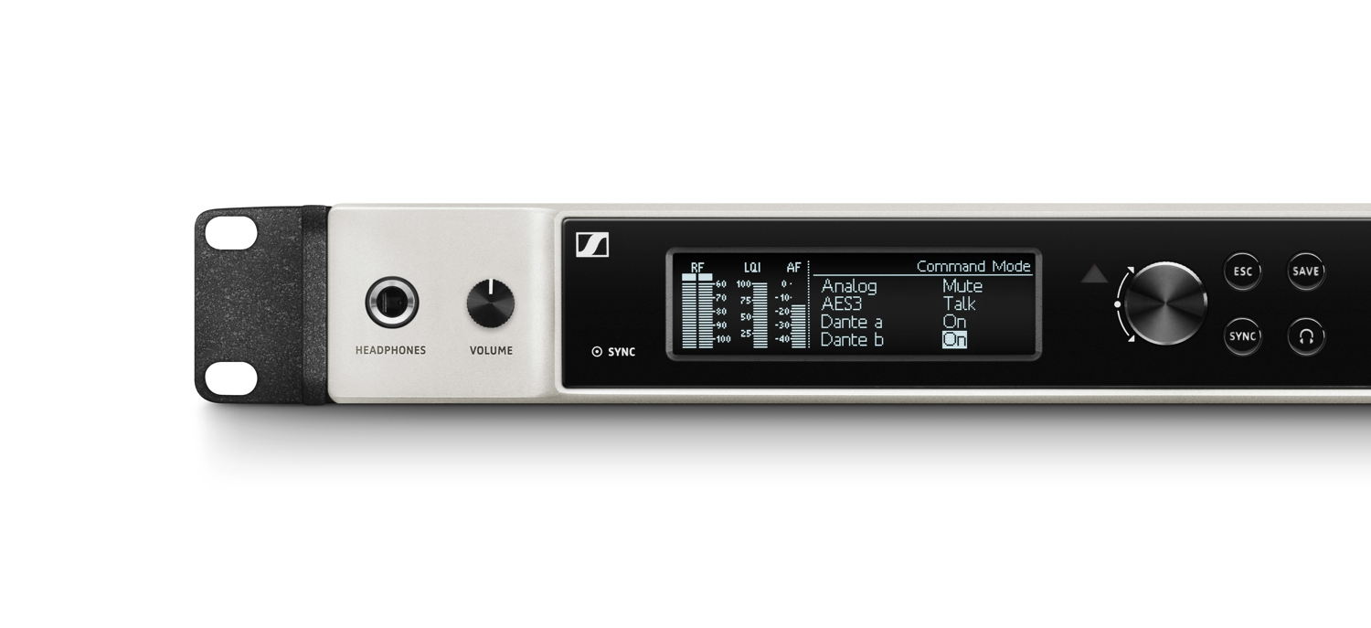 A new firmware update adds a Command function to Digital 6000, while the EM 6000 DANTE receiver now benefits from a secondary DANTE port