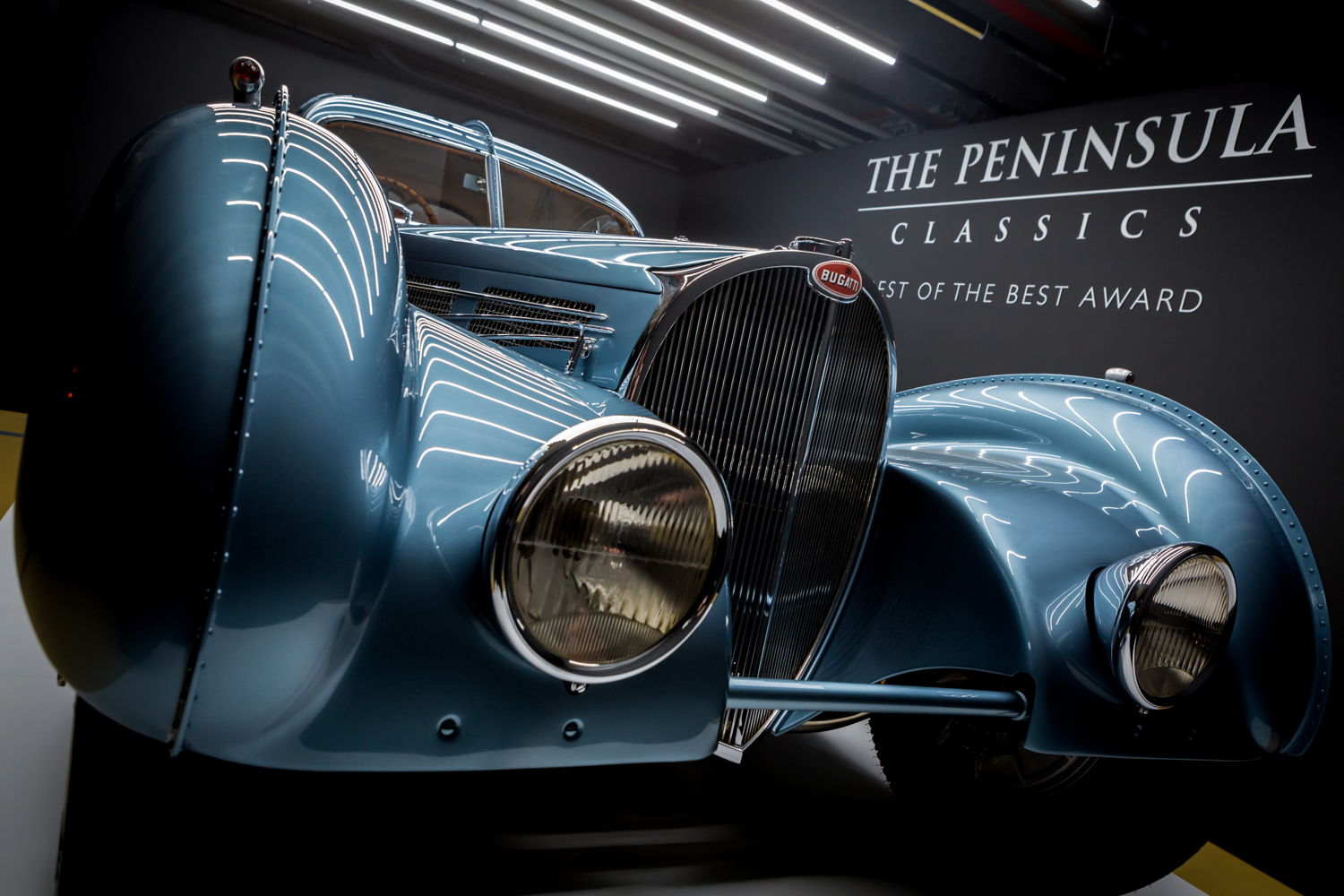2. Bugatti headlamps: "The winning Bugatti was famously riveted externally for fear of the magnesium-alloy body parts catching fire."
Photo credit Cedric Canezza