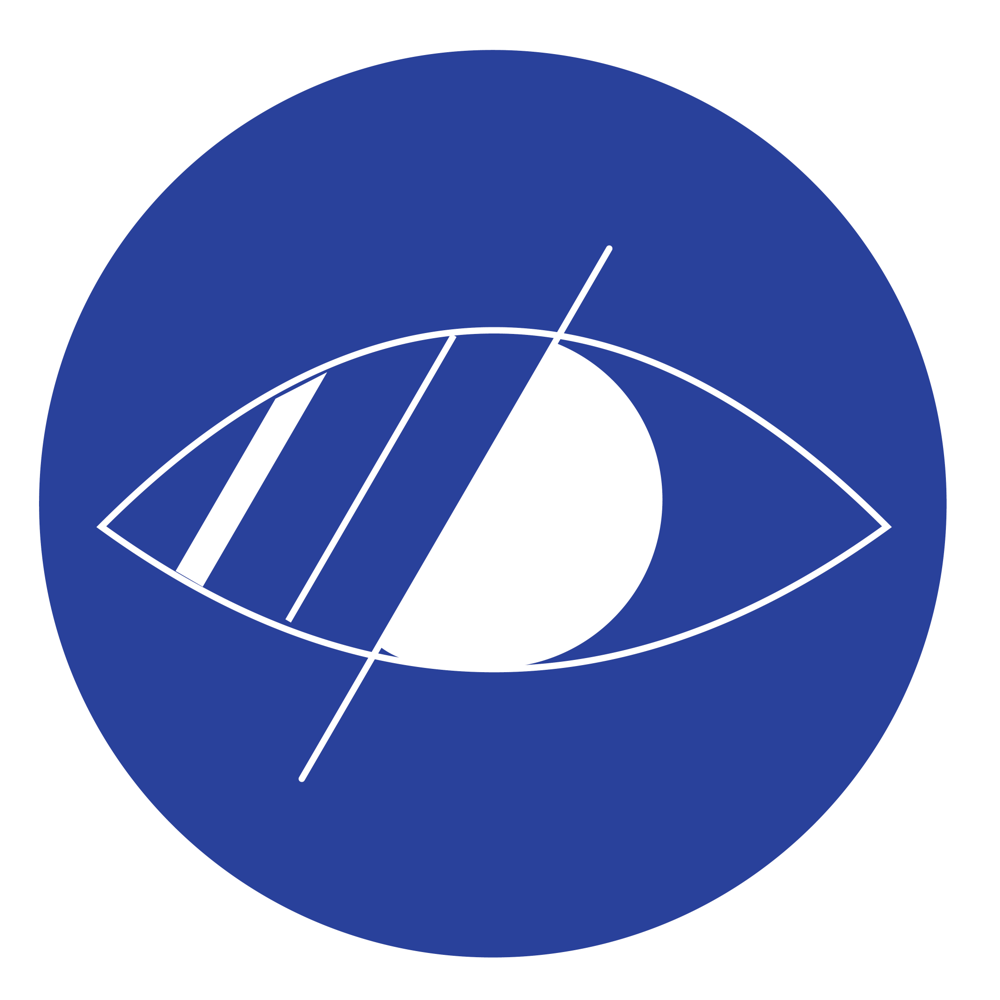 Pictogram: deze halte is toegankelijk voor mensen met een  visuele beperking.