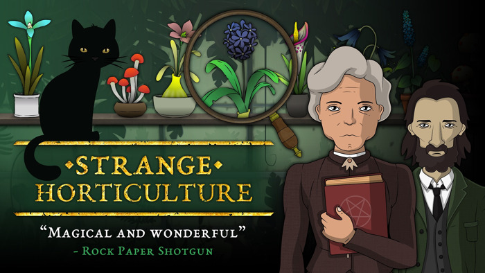 🌿🔍IGF Nom Strange Horticulture Releasing on PC January 21st! 📖⛤