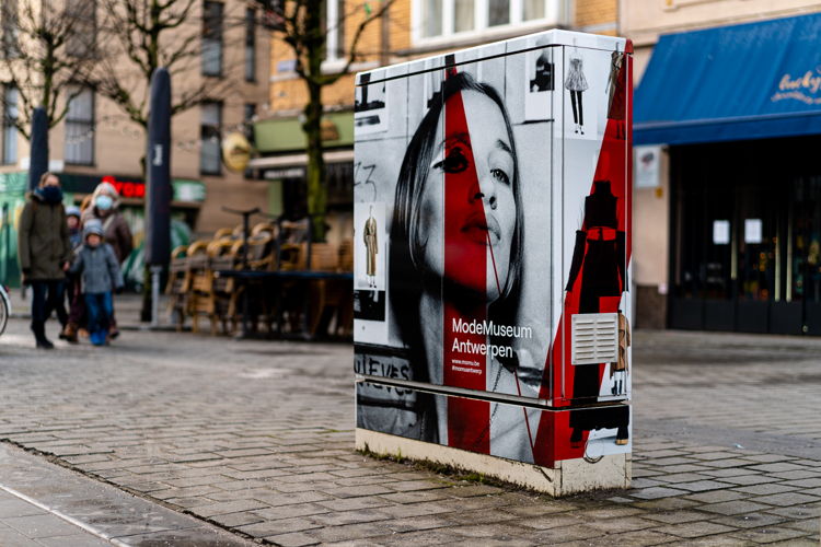 Utility boxes in Nationalestraat, (c) Photo: Ian Segal