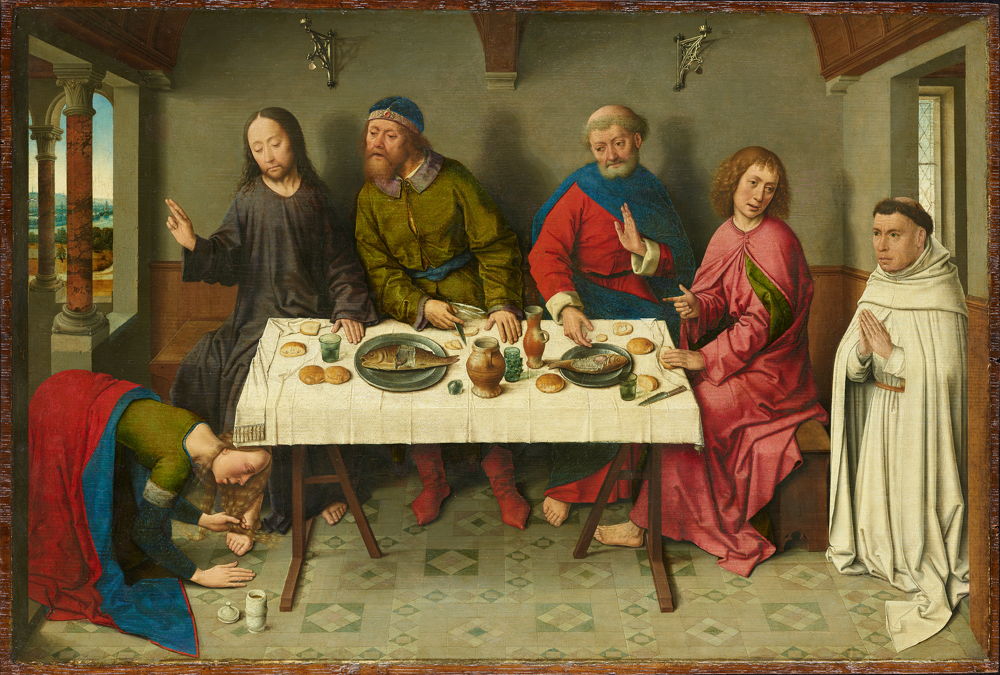 ‘Christ in the House of the Pharisee Simon’, Dieric Bouts, 1450-1475 ©  Staatliche Museen zu Berlin / Gemäldegalerie, Berlin, photo: Christoph Schmidt