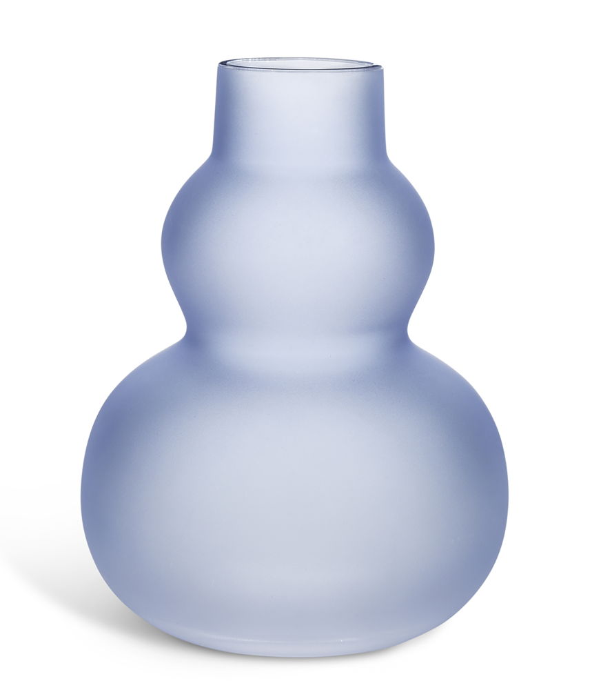 Habitat Blue Frosted Bubble Bud Vase, £7