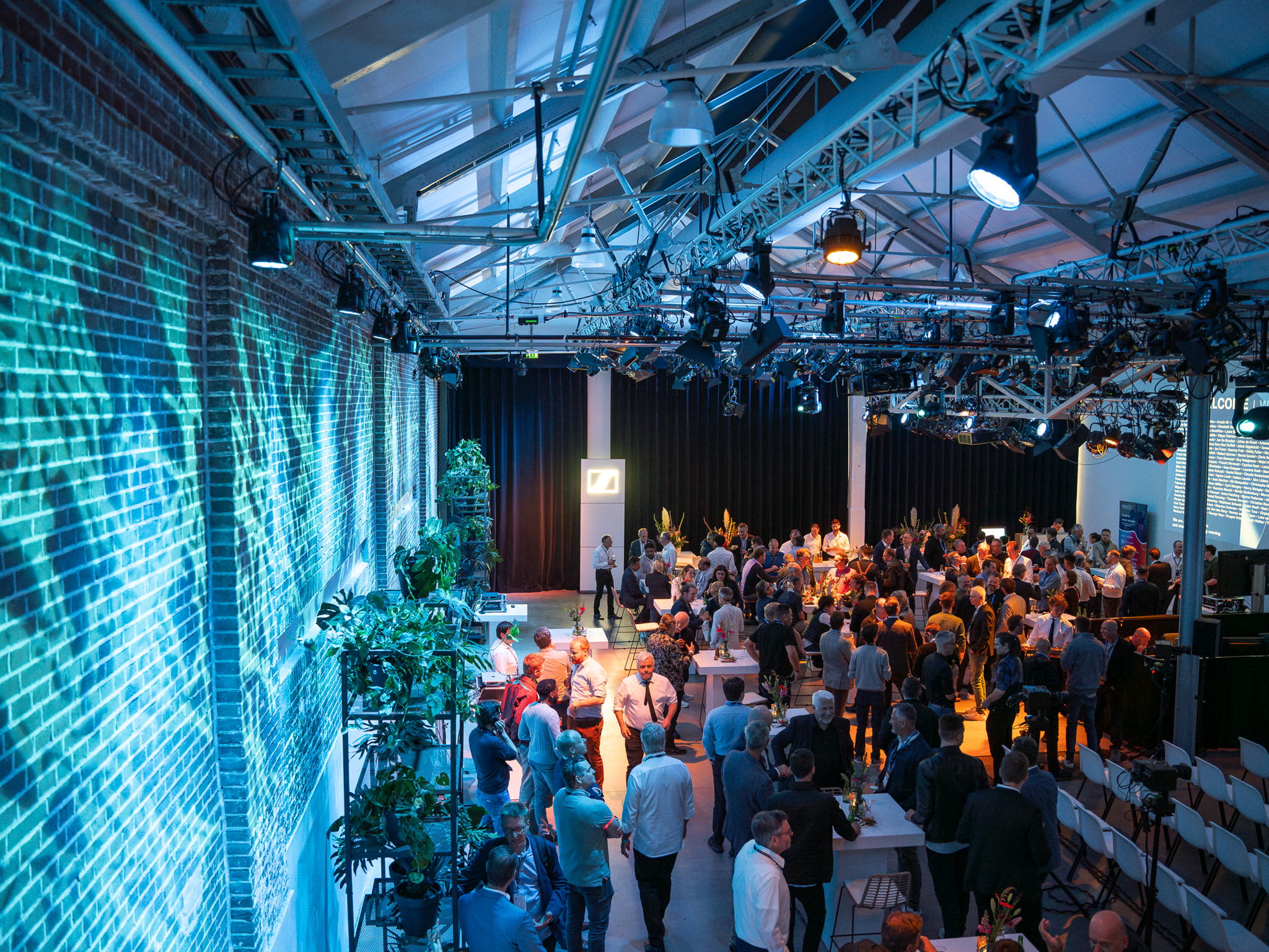 Amsterdam’s De Hallen Studios, located in a former tram depot, provided a beautiful setting for the Spectera event during IBC Amsterdam’s De Hallen Studios, located in a former tram depot, provided a beautiful setting for the Spectera event during IBC