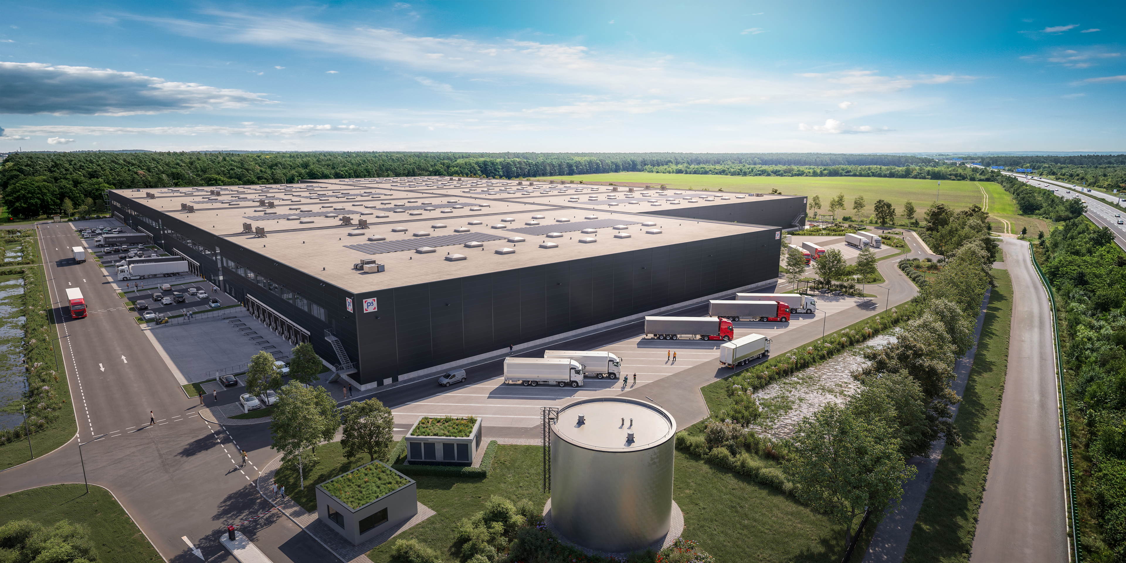 P3 entwickelt hochmodernen P3 Berlin Airport Park mit 89.550 m² Gesamtmietfläche