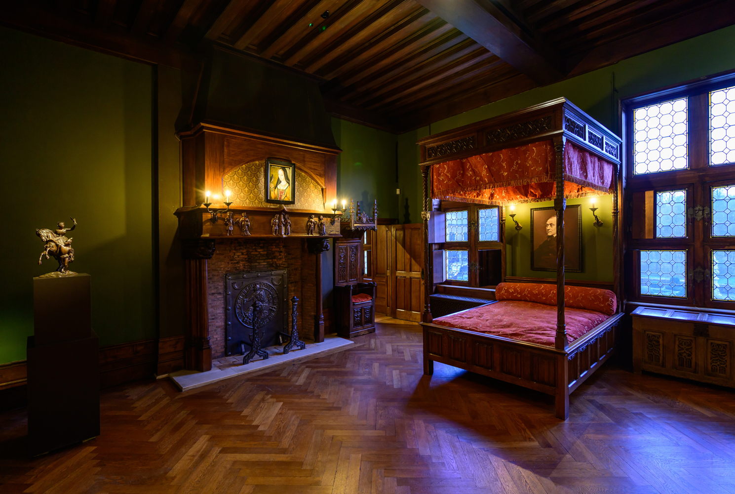 Gotische kamer, Kasteel van Gaasbeek, foto Jo Exelmans