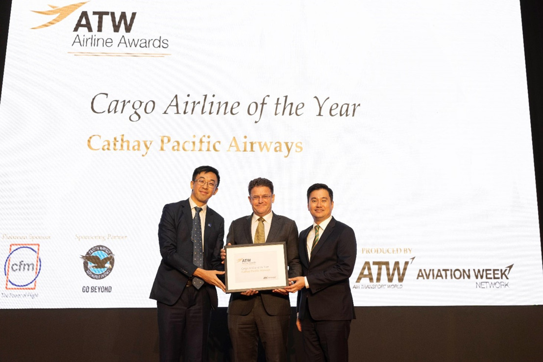 Cathay Cargo, elegida Aerolínea de Carga del Año en los Premios ATW 2023