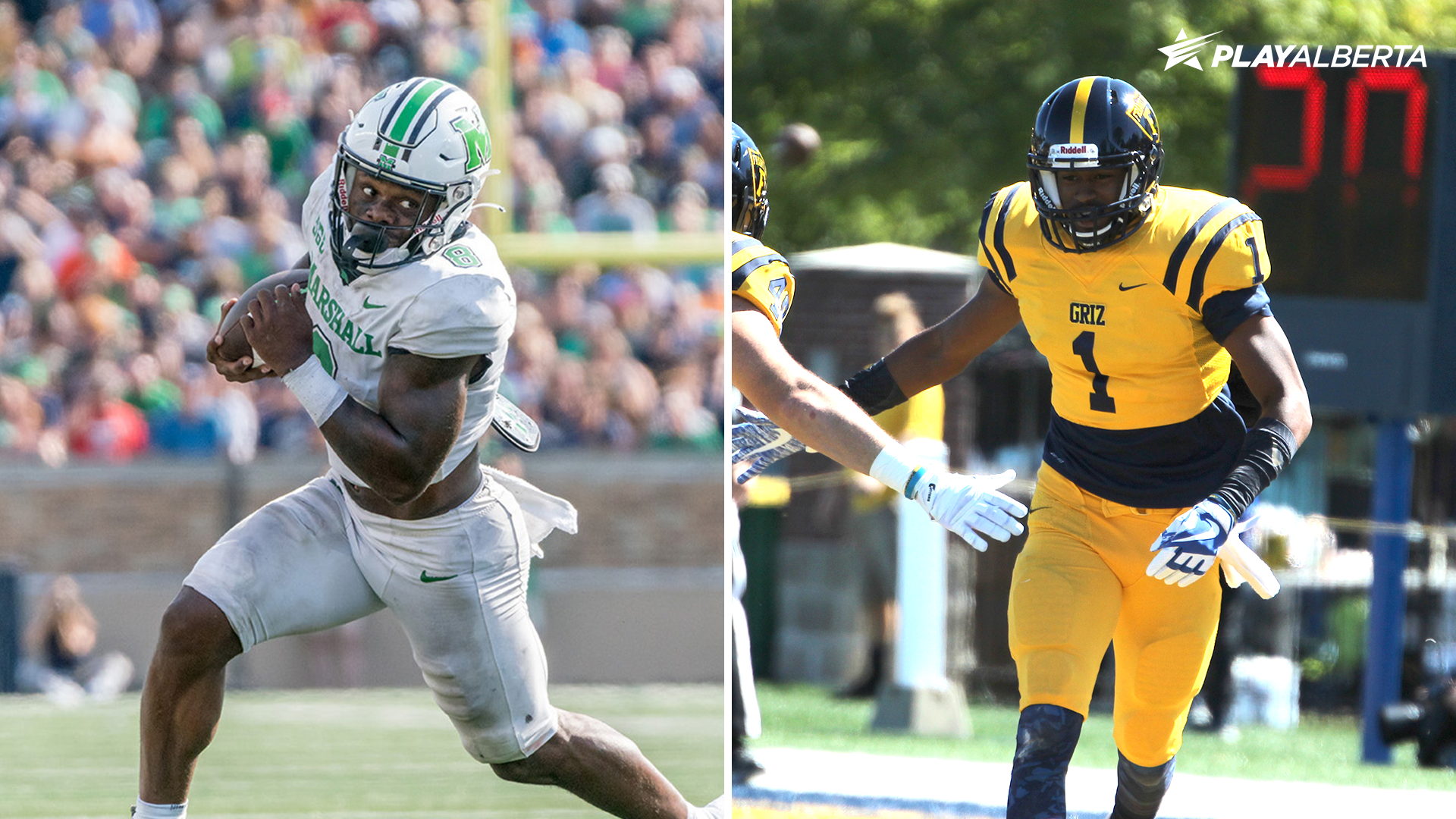 Khalan Laborn, Marshall Athletics | Deontez Alexander, Franklin College Athletics Khalan Laborn, Marshall Athletics | Deontez Alexander, Franklin College Athletics