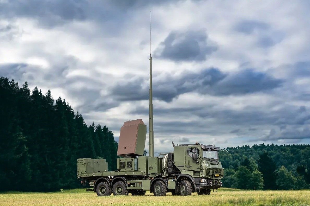 Premier radar GM200 MM/C récemment présenté au ministère néerlandais de la Défense ©Thales