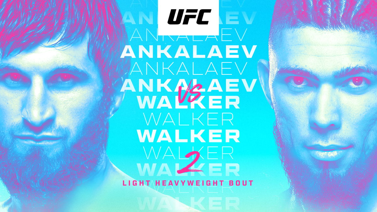 UFC FIGHT NIGHT®: ANKALAEV vs. WALKER 2 in de nacht van zaterdag 13 op zondag 14 januari