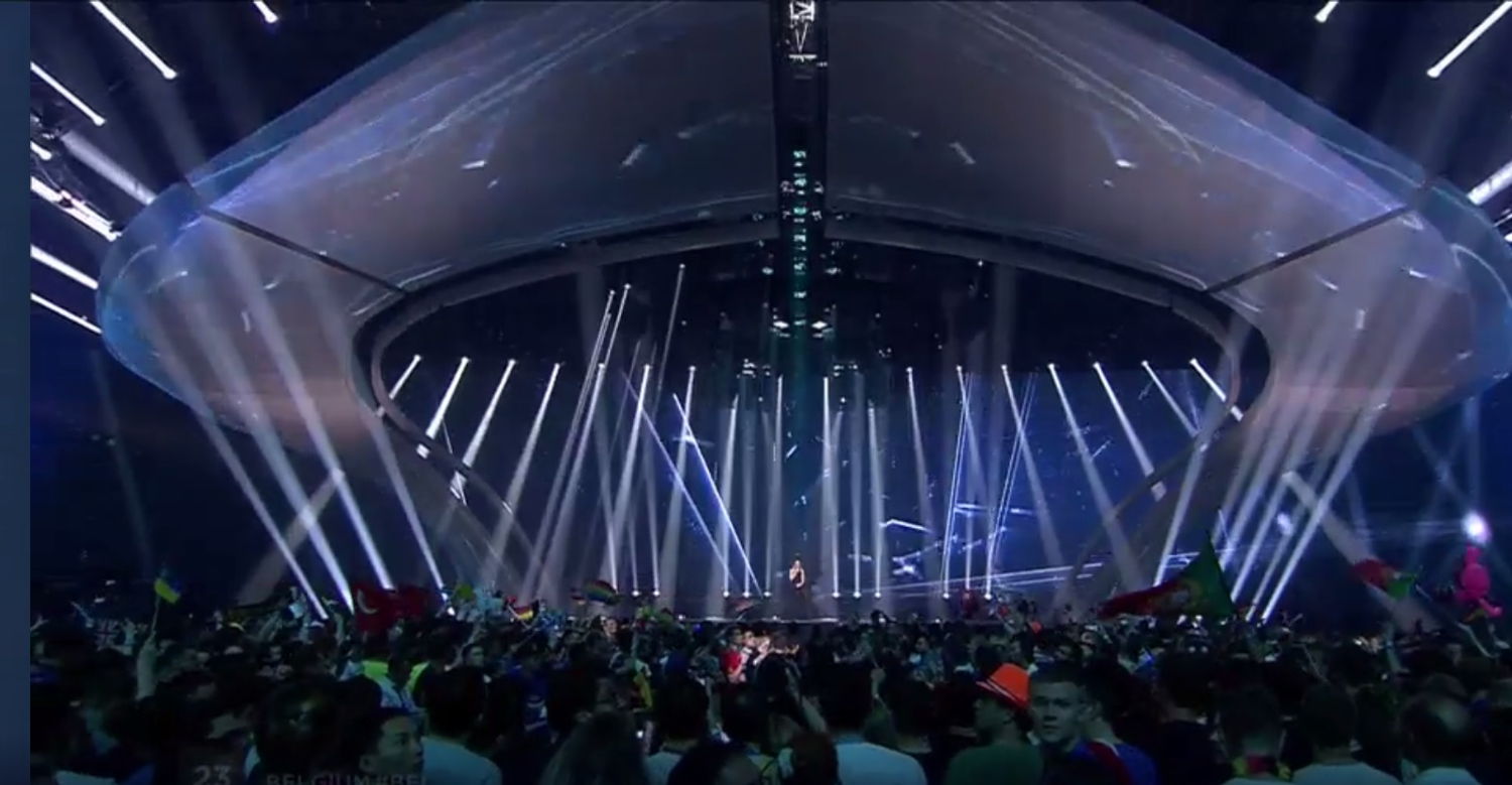 Eurovisiesongfestival - optreden Blanche in de finale