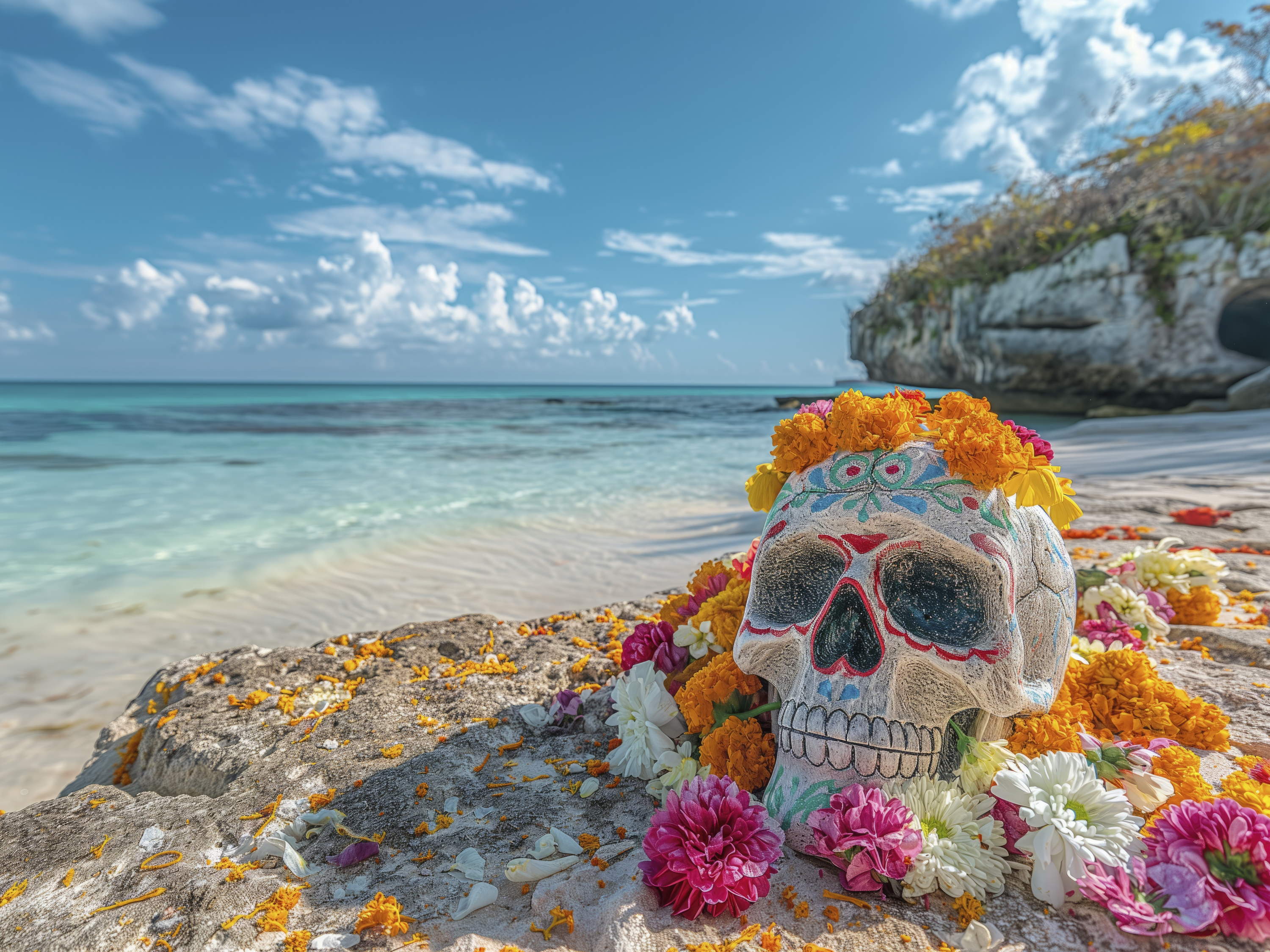Descubre las tradiciones de la cultura Maya para día Muertos hospedándote en Residence Inn Cancún, Mérida y Playa del Carmen 