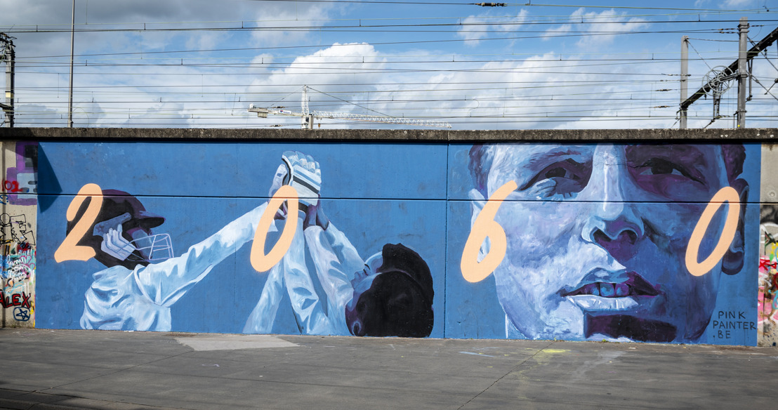 Muurschildering als eerbetoon aan sportieve ‘Helden van Antwerpen Noord’  